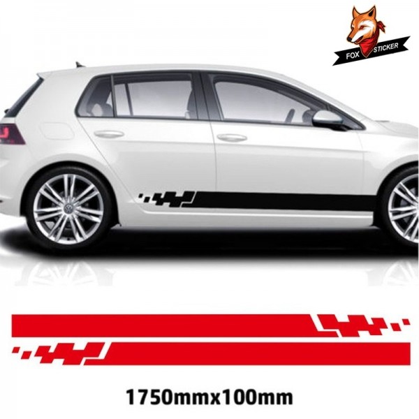 Car Decal Tuning Car Graphics Sticke Car Styling Racing Stripes Stickers Car Accessaries FOR Golf